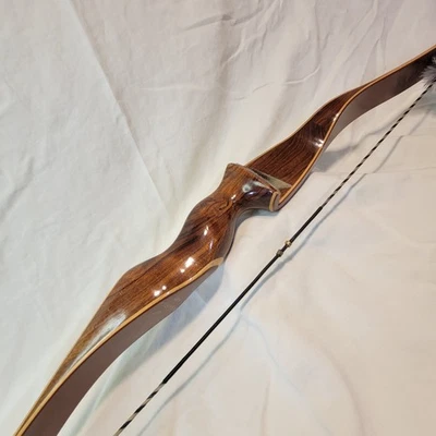 Shakespeare Necedah X-26 Recurve Bow ~ 40Lb / 58"  ~ Seduha Wood ~  1969 - Image 1 of 4