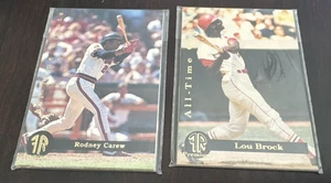 1993 Front Row Set of Lou Brock & Rodney Carew 5 card set of each sealed packs - Bild 1 von 2