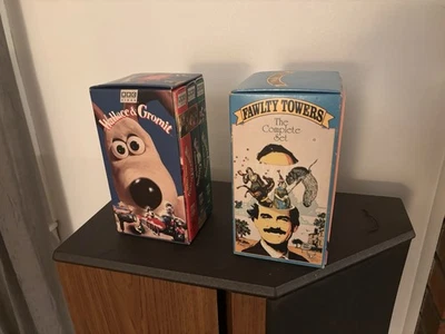 Wallace & Gromit and Fawtly Towers Complete Set VHS Box Bundle - Image 1 of 3