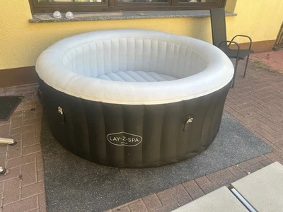 Lay-Z-Spa Miami AirJet Aufblasbarer Whirlpool - Schwarz, 180 x 66cm - Bild 1 von 4