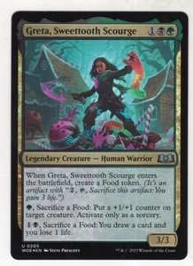 MTG Wilds Of Eldraine Foil Card #205 Greta, Sweettooth Scourge - Picture 1 of 1