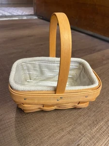 Longaberger Parsley Booking Basket, Protector & Liner - Picture 1 of 5