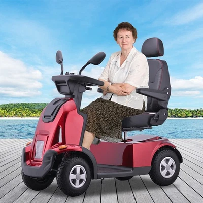 Electric Mobility Scooter 60KM Range 12km/h Electric Motorised Triple XL Size AU - image 1 of 4