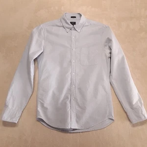 J.Crew Mens Long Sleeve Oxford Button Down Shirt Sz.S/Blue/Cotton Slim - Picture 1 of 11