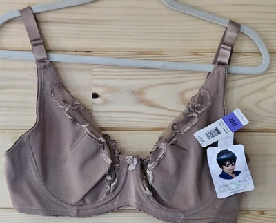 Delta Burke Women's 38D Underwire Bra Dark Cafe Brown DB2502 NWT - Image 1 of 2