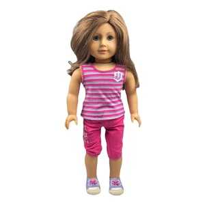 Bambola 18" American Girl Truly Me JLY #23: occhi azzurri, lentiggini, capelli castani ondulati - Foto 1 di 19