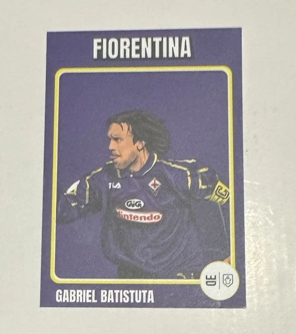 Fiorentina Gabriel Batistuta Football Card - Image 1 of 4