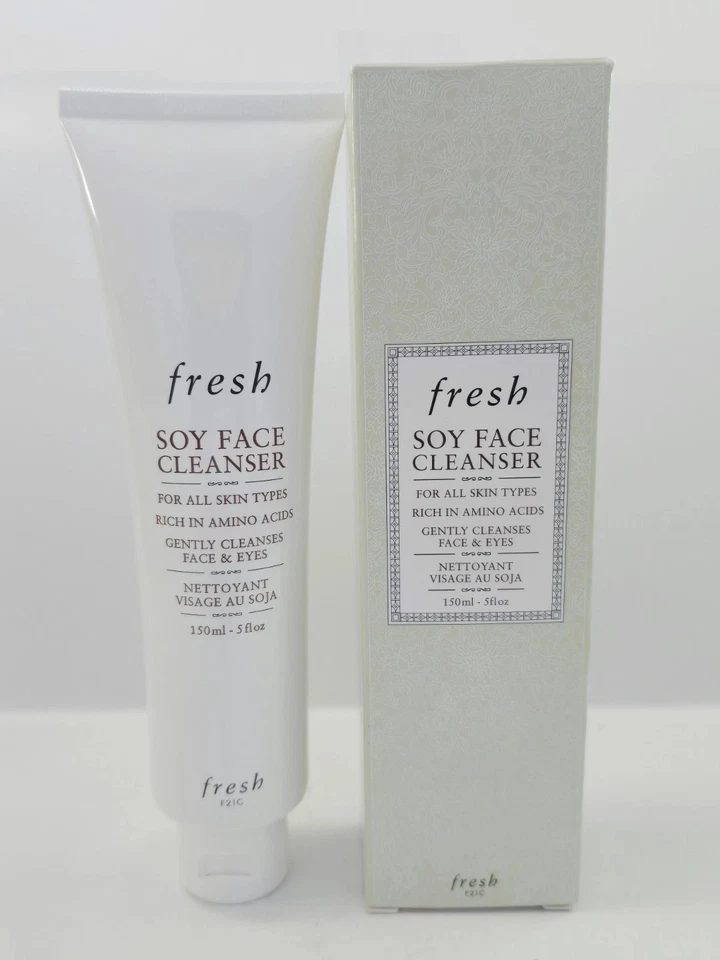 FRESH SOY FACE CLEANSER 5oz/150mL FULL SIZE All Skin Types New In Box FREE SHIP! - Image 1 of 4
