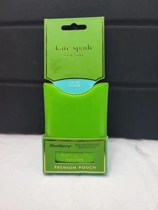 Kate Spade NY New York Premium Green Pouch Blackberry Bold Curve Storm - Picture 1 of 2