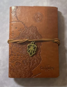 Suikoden II Notebook Leather Cover Travel Journal Sketch Book Leatherette Konami - Picture 1 of 7