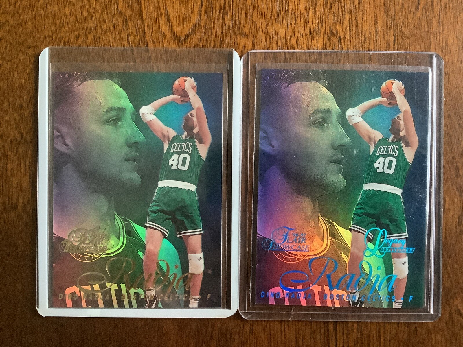 1996-97 Flair Showcase Legacy Collection Row 2 Dino Radja Boston Celtics 37/150