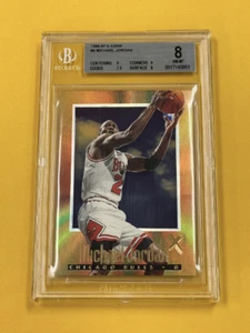 1996-97 Fleer E-X2000 Basketball Michael Jordan #9 BGS 8 NM-MINT - Picture 1 of 2