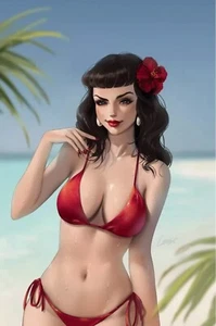 Betty Page #1 Lesley Leirix Li 1:15 Ratio Incentive Virgin Variant NM - Bild 1 von 1