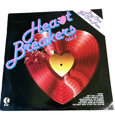 Heart Breakers Vol 2 Record Vinyl LP 12" Limited Collectors Edition Vintage Pop - Image 1 of 4