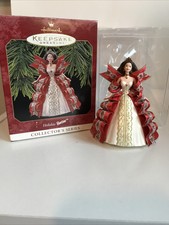 1997 Hallmark Keepsake Ornament Holiday Barbie Christmas Collector's Series 5th