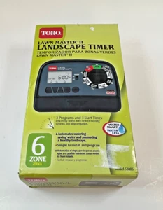 Temporizador de paisaje Toro Lawn Master II modelo 53806 6 zonas - Imagen 1 de 5