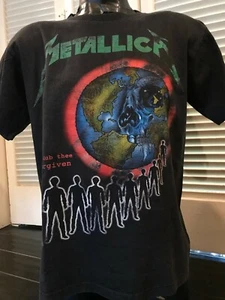 Metallica 1994 Unforgiven Bootleg Tour Shirt Size Large / XL Rock Metal - Picture 1 of 4