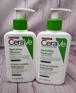 2Pcs CeraVe Hydrating Cleasner 236ml For Normal To Dry Skin - Picture 1 of 1