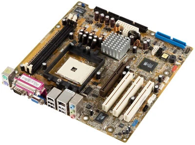 Mainboard ASUS K8S-LA Socket 754 2x DDR 3x PCI mATX - Image 1 of 2
