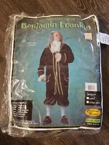 UUU Adult Costume Mates Benjamin Franklin Halloween Dress Up Costume Size M - Picture 1 of 4