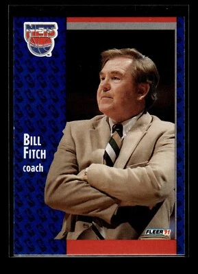 1991-92 Fleer #132 Bill Fitch CO (NM)(BSK) - Image 1 of 2
