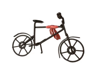 Vintage Style Bicycle Ornament Metal 4" Cycling Gift - Picture 1 of 5