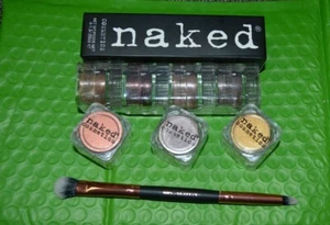 NAKED Cosmetics~Eye shadow Collection of 7 colors w/Crown Double End Brush - Picture 1 of 2