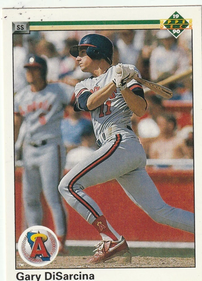 FREE SHIPPING-MINT-1990 Upper Deck Gary DiSarcina #761 ANGELS PLUS BONUS CARDS - Image 1 of 1