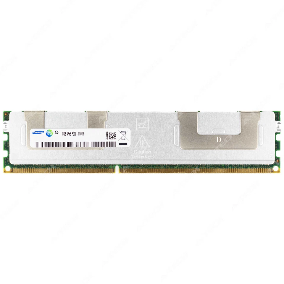 Samsung 8GB 4Rx8 PC3L-8500R RDIMM DDR3L 1066 ECC Registered Server Memory RAM 1x - Image 1 of 2