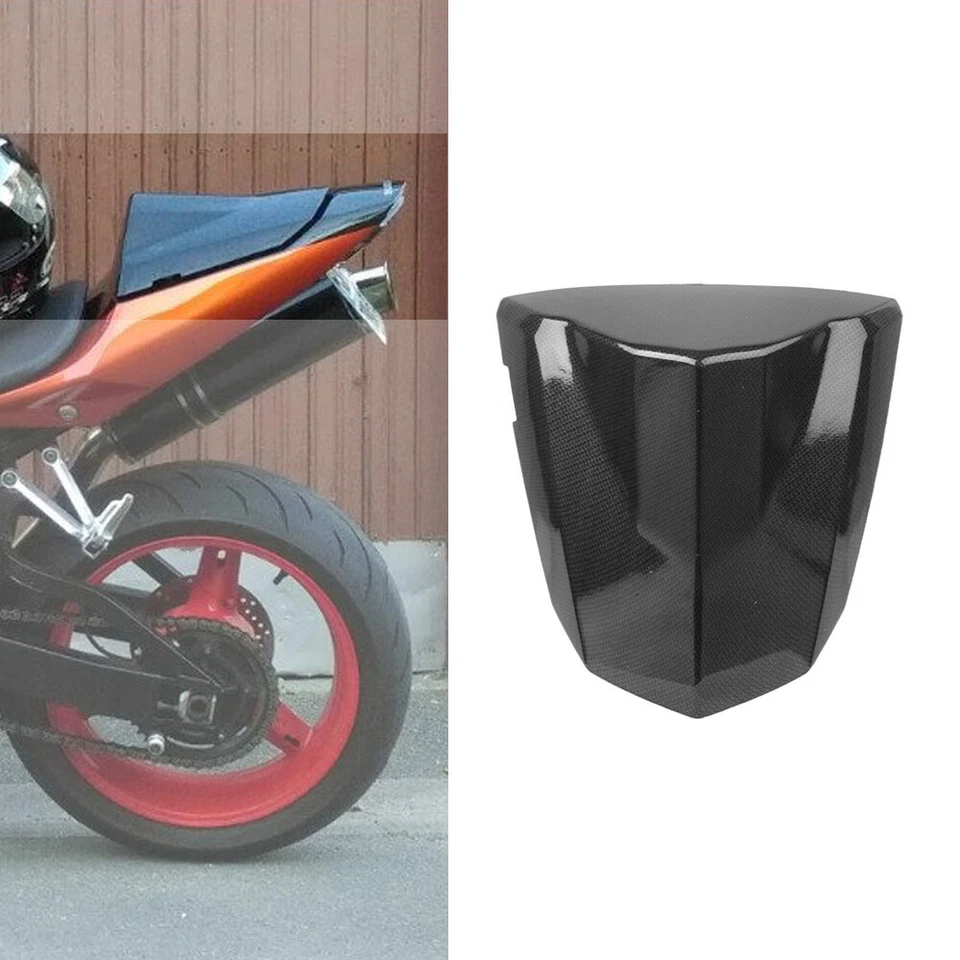 Cubierta de asiento trasero efecto carbono para 04 05 2004 2005 GSXR600 GSXR750 Suzuki Foto 1 de 3