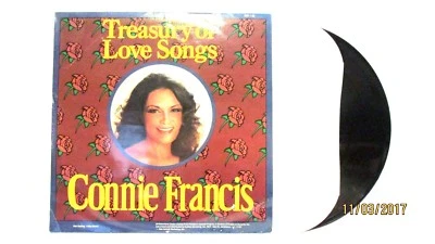 1984 Connie Francis Treasury Of Love Songs Vinyl LP 33 PolyGram Records SMI 150 - Image 1 of 4