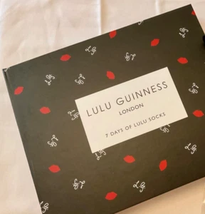 Lulu Guinness 7 Days Of Lulu Socks BNIB FREE P&P Size 4-8 UK A pair for each day - Picture 1 of 8