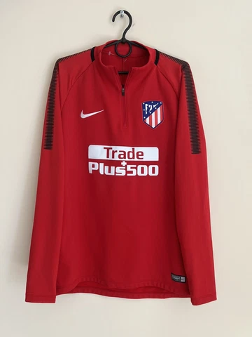 Atletico Madrid 2017 2018 Nike Drill Strike Football Top Soccer Jacket Sz M Mens Cover