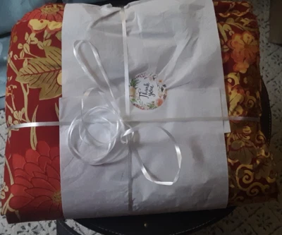 Funda nórdica Pottery Barn Outlet King/Cal King rica roja dorada floral algodón dalia Foto 1 de 4