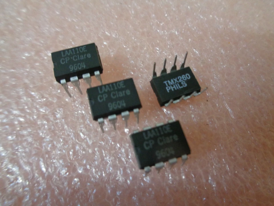 CP Clare LAA110E Relay, 2-Form-A, 350V, 120mA, 35Ω, DIP8, Through-Hole - Image 1 of 3