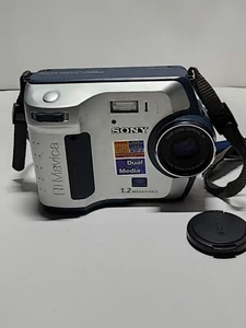 Sony MVC-FD100 FD MAVICA 1.2mp Camera W/ Battery, AC Cable Manual Case  - Picture 1 of 19