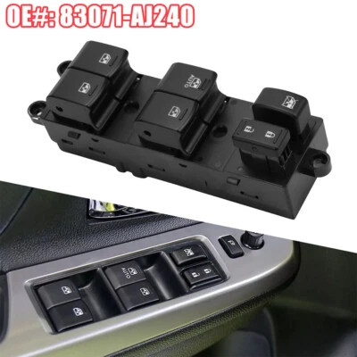 NUEVO Control de interruptor de ventana principal eléctrico del lado del conductor para Subaru Outback 2013-2015 Foto 1 de 4