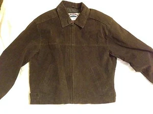 Bad Lands Authentic Outerwear brown leather jacket -Large - Picture 1 of 7