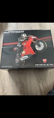 Upriser Ducati Authentic Panigale V4 S Remote Control Motorcycle with Rider READ - Image 1 of 3