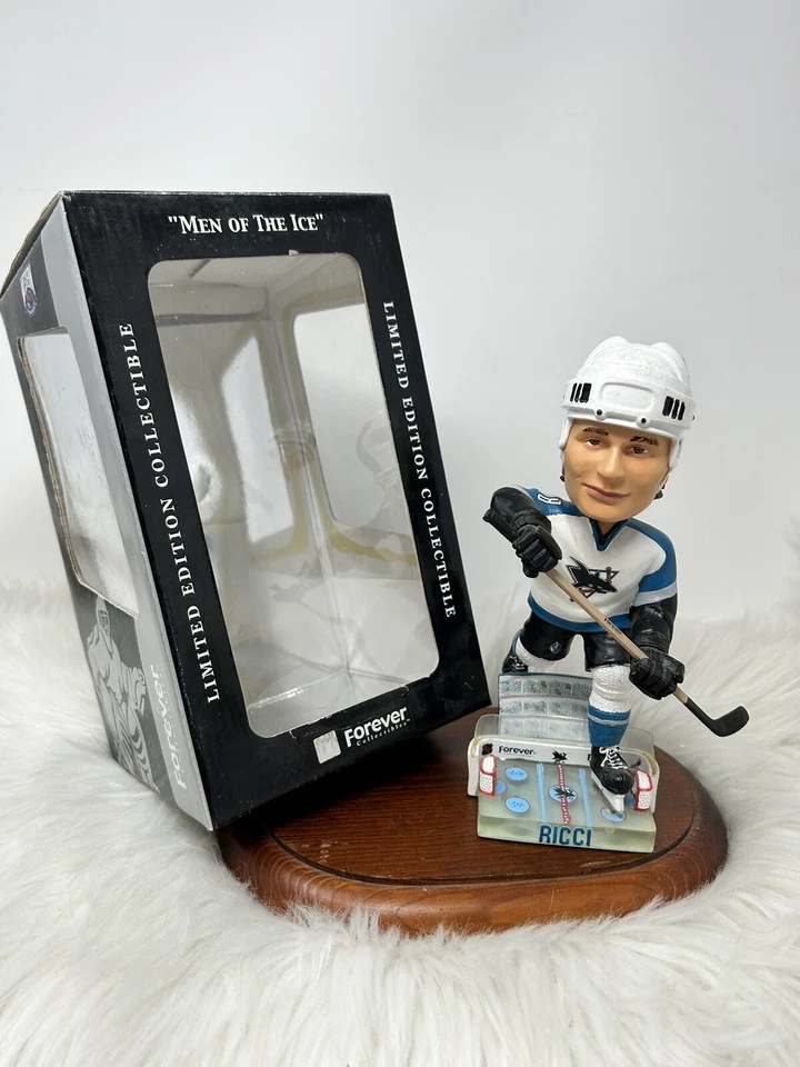 MIKE RICCI San Jose Sharks 2002 Men Of The Ice Bobblehead collectible SGA #203 - Image 1 of 4