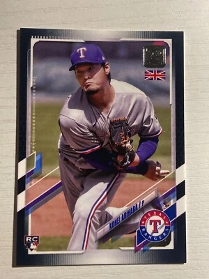 2021 Topps UK Edition Black Parallel /125 Kohei Arihara Rangers RC 193 - Image 1 of 2