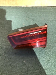 2016 2017 2018 AUDI A6 RIGHT SIDE INNER TRUNK TAIL LIGHT OEM USED - Picture 1 of 10
