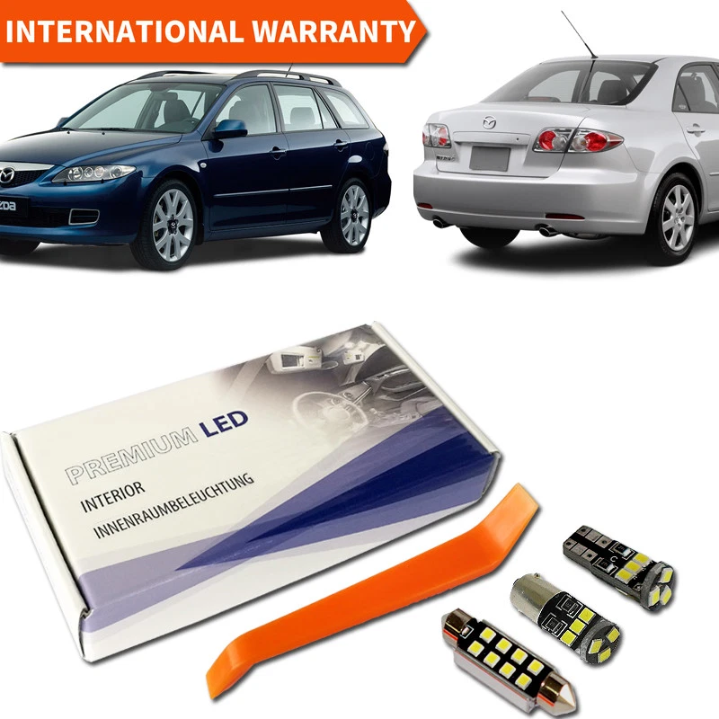 Mazda 6 GG GY G1 LED Interior Completo Premium Set 14 Bombillas SMD Blanco Sin Errores Foto 1 de 4