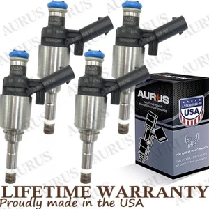 x4 OEM Aurus New Fuel Injectors for 2009 2010 2011 2012 Audi A4 2.0L 06H906036P - Picture 1 of 6