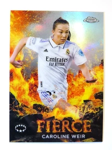 2022/23 Topps Chrome UEFA Women's Soccer Caroline Weir Fierce Card SSP CASE HIT! - Picture 1 of 2