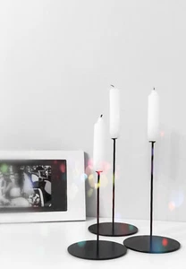 Сandlestick Holder Stand "Laconic" for candles handmade metal steel wire - Picture 1 of 10