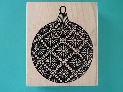 Adorno colgante navideño de diseño detallado, sello Lg SELLO FRANCISCO sello de goma Foto 1 de 2