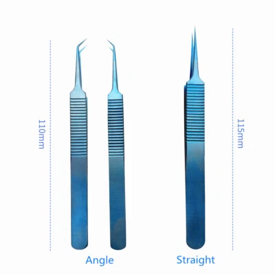 Pinça para transplante de cabelo 115 mm titânio combustível pinça para transplante de cabelo - Imagem 1 de 4