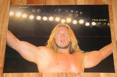 Póster vintage de lucha libre Chris Jericho/Booker T WWF WWE Foto 1 de 4