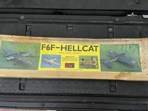 Sterling Models F6F Hellcat Vintage NITB Navy Fighter Balsa Wood - Picture 1 of 2